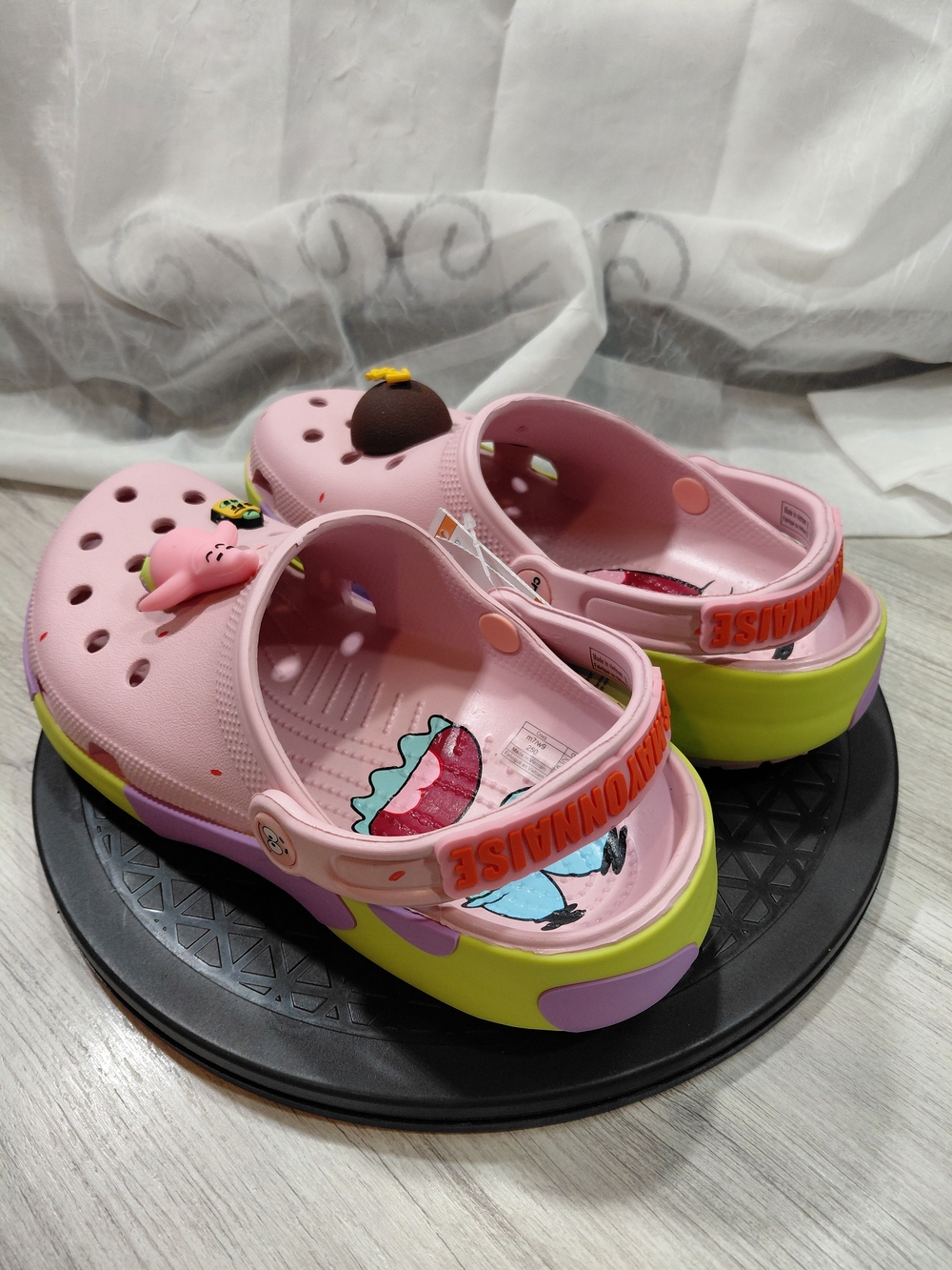 NWT Classic Crocs Patrick Star Themed Clog Limited Edition SIZE W9 M7 - Picture 3 of 15
